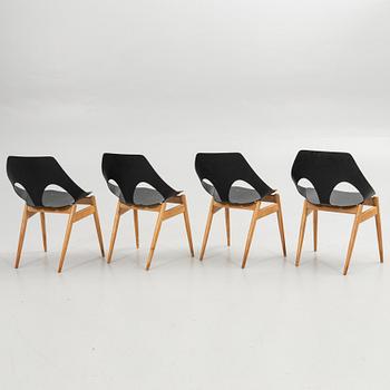 Carl Jacobs, chairs, 4 pcs, "C2 Jason Chairs", Kandya Furniture, England, mid-20th century.