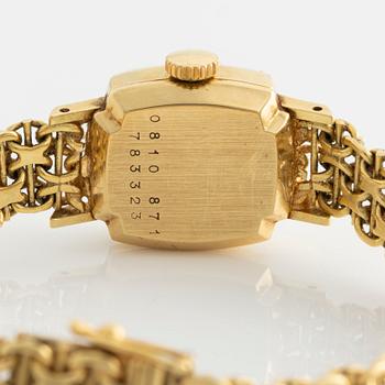 Certina, wristwatch, 18K gold, 15,5 mm.