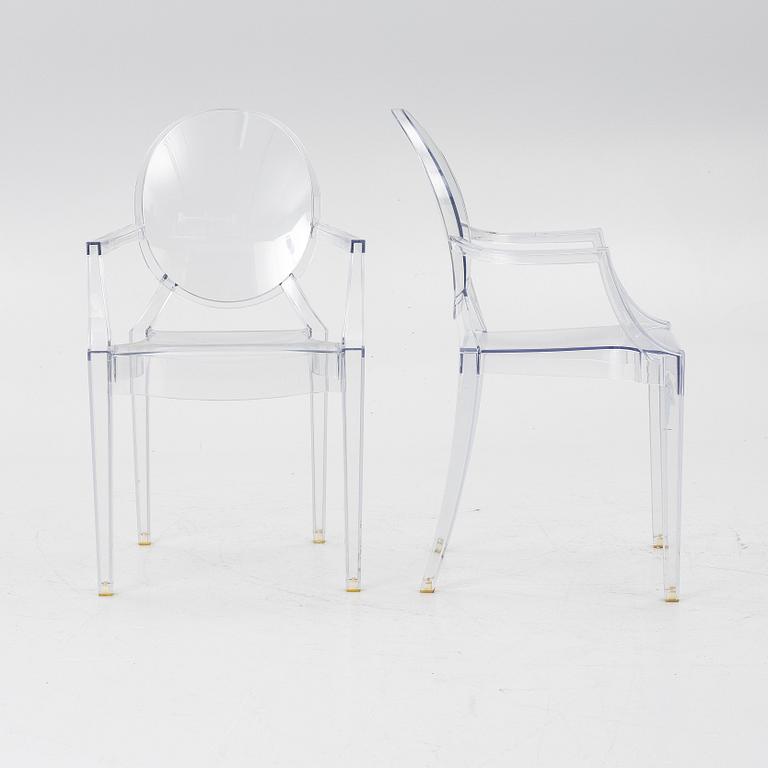Philippe Starck, 9 armchairs, “Louis Ghost”, Kartell.