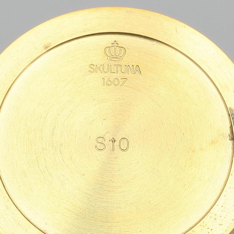 LJUSSTAKAR, 6 st, mässing. Pierre Forsell, Skultuna.