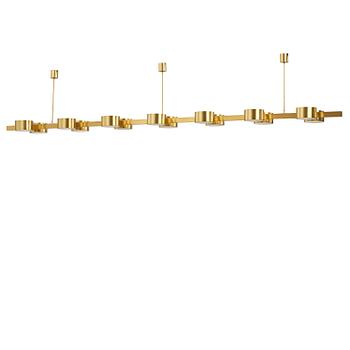 Hans-Agne Jakobsson, a monumental ceiling lamp model T 261/14, Hans-Agne Jakobsson AB, Markaryd, 1950s-60s.