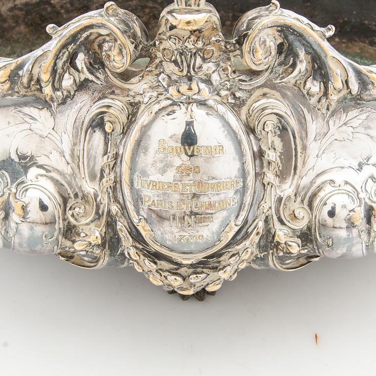 Jardinière Christolfe Frankrike daterad 1889.