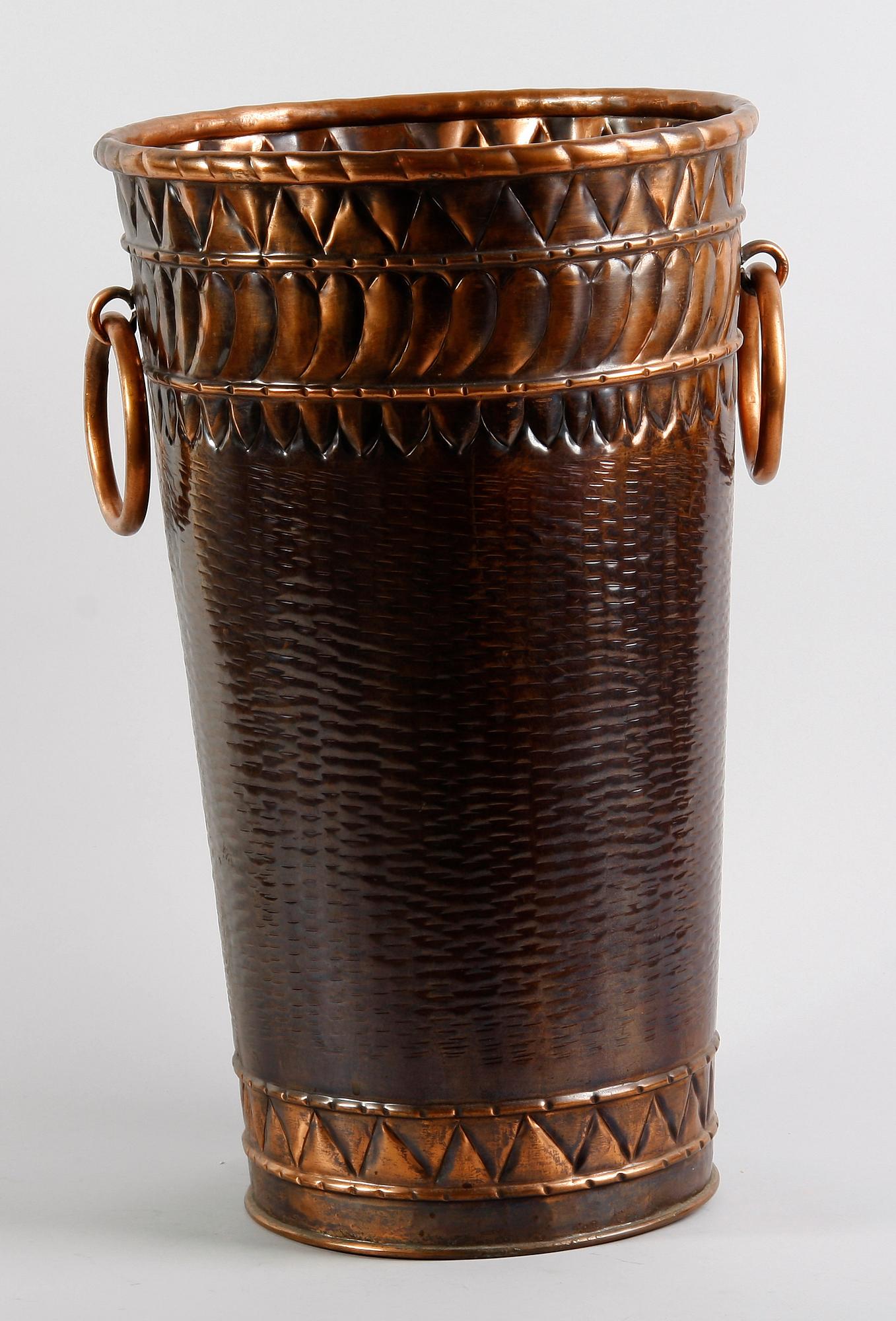 PARAPLYSTÄLL, koppar, Italien, 1900-tal.