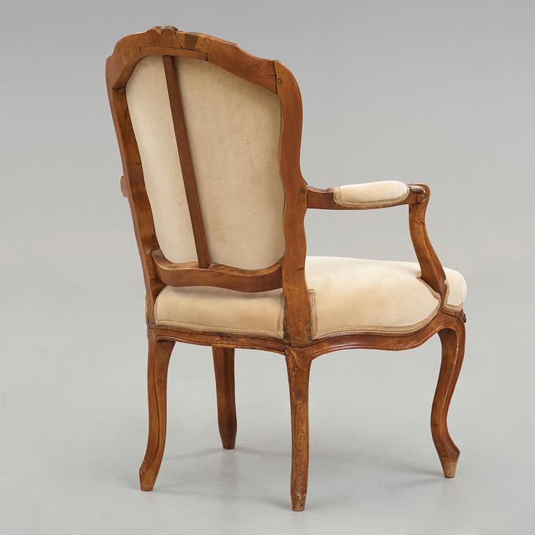 A Louis XV 18th century armchair.