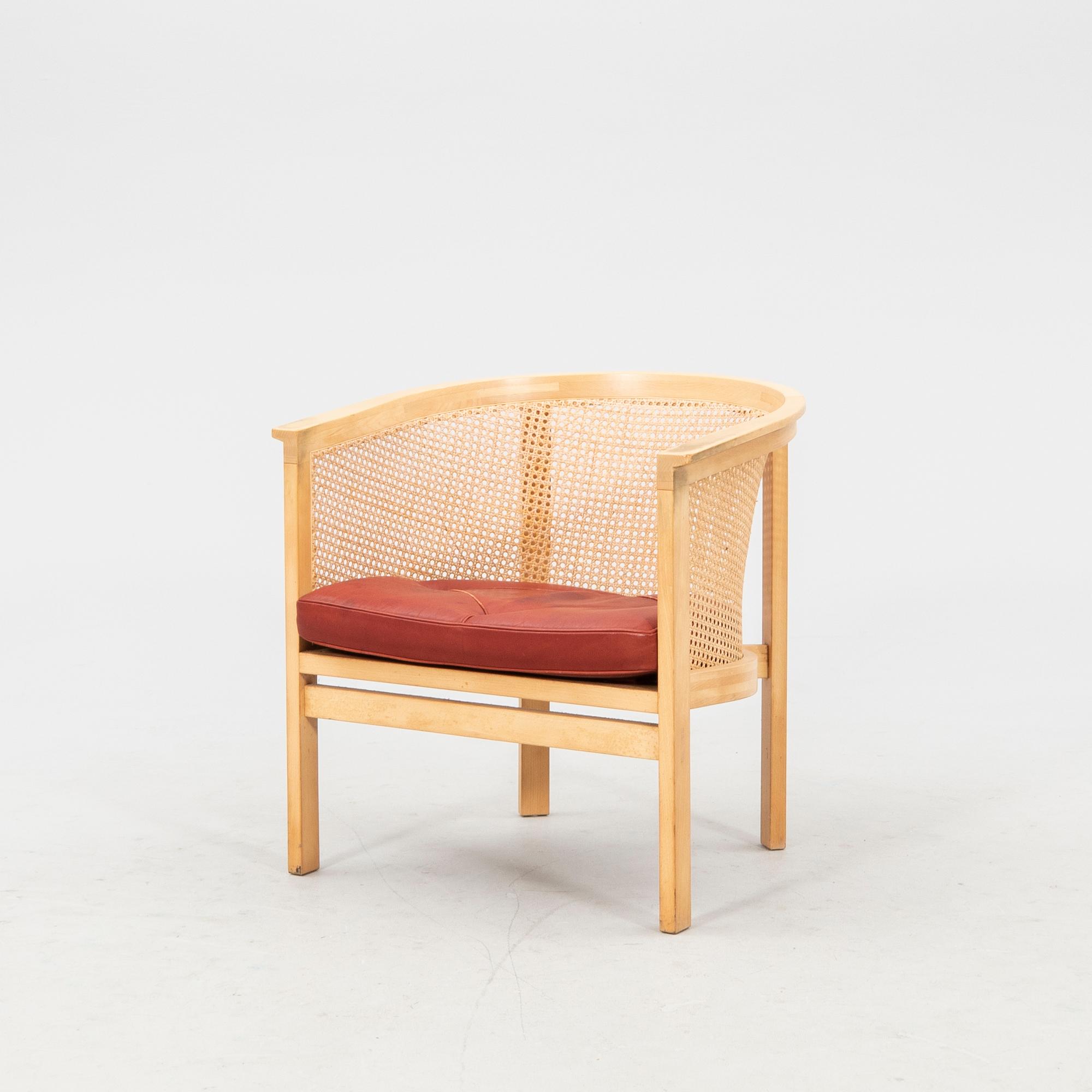 Rud Thygesen & Johnny Sörensen sofa and armchair "Kongeserien" late 20th century.