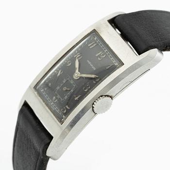 Movado, Curviplan, wristwatch, 23 x 32 (42.5) mm.