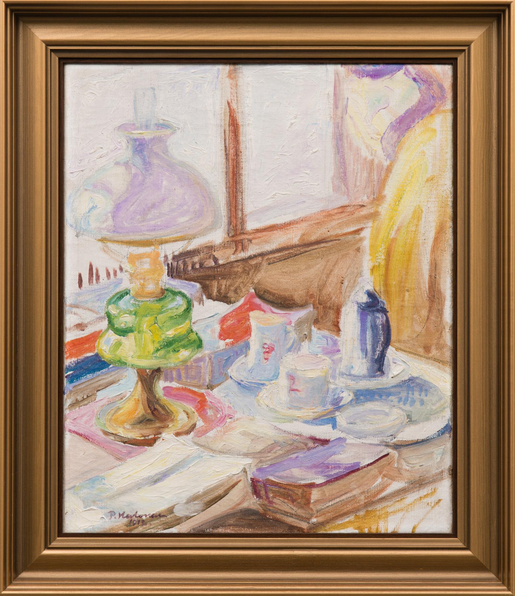 PEKKA HALONEN, FRUKOSTBORD.