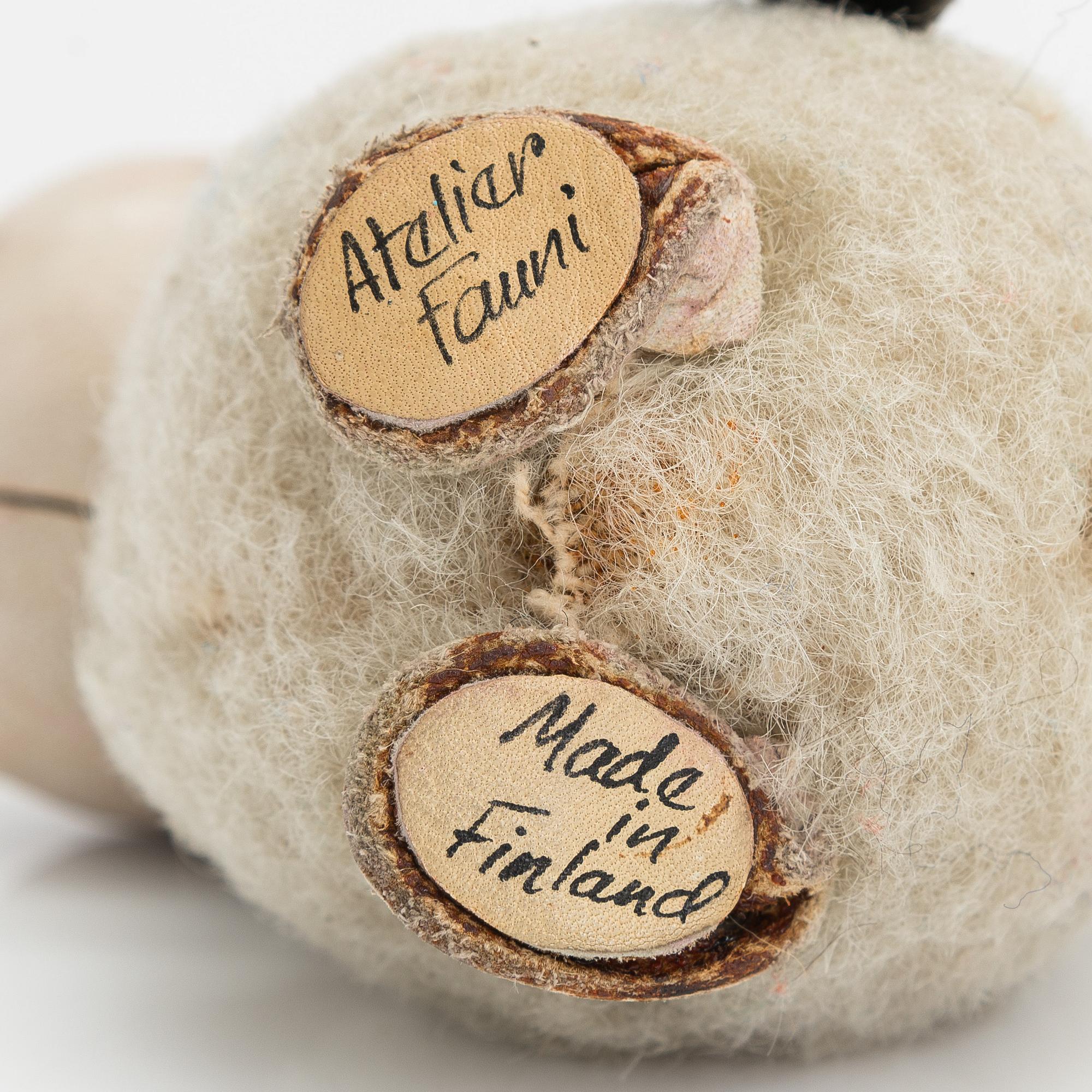 Atelier Fauni, figurer, 9 st, Finland, 1950-70-tal.