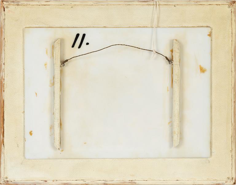 Einar Hylander, blandteknik, akrylglas, signerad och daterad 63.