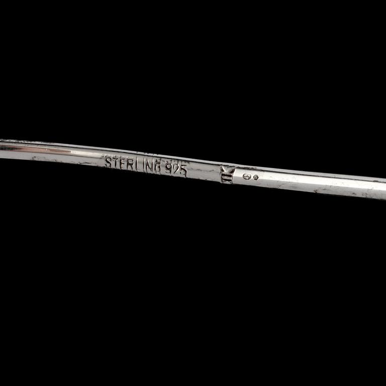 COLLIER, sterlingsilver, importstämplat. Vikt 36 g.