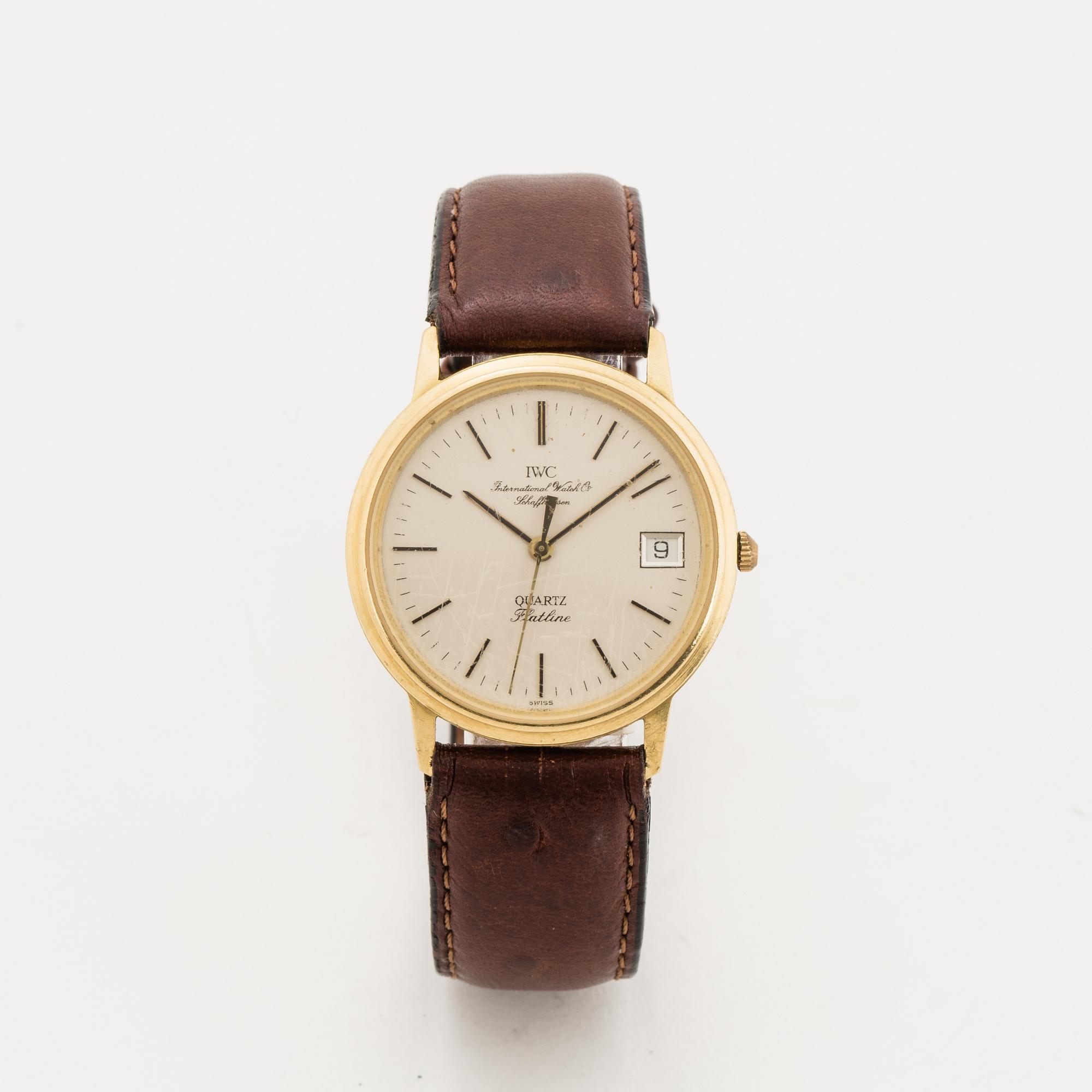 IWC, Flatline, wristwatch, 32 mm.