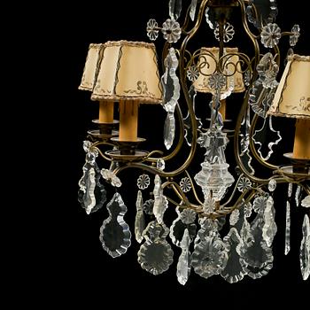 LJUSKRONA, rokokostil, 1900-talets mitt/andra hälft, höjd 80 cm.