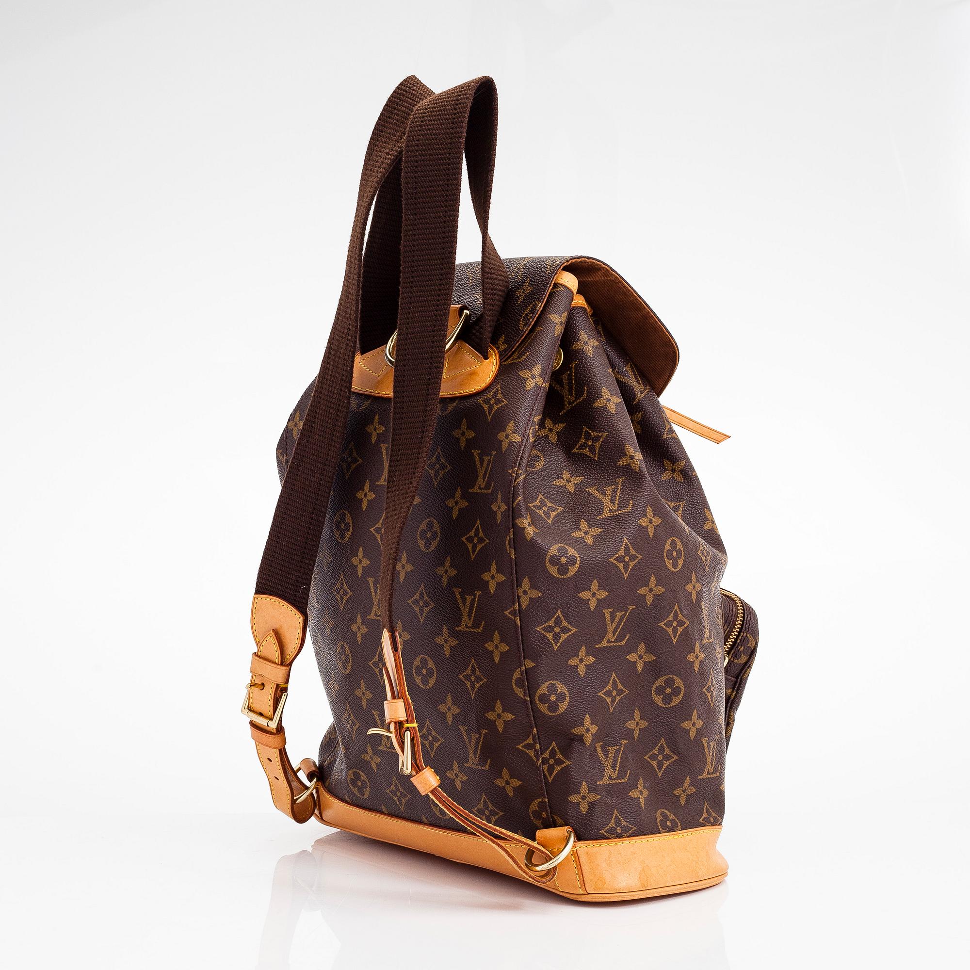 Louis Vuitton, a Monogram Canvas 'Montsouris' backpack.