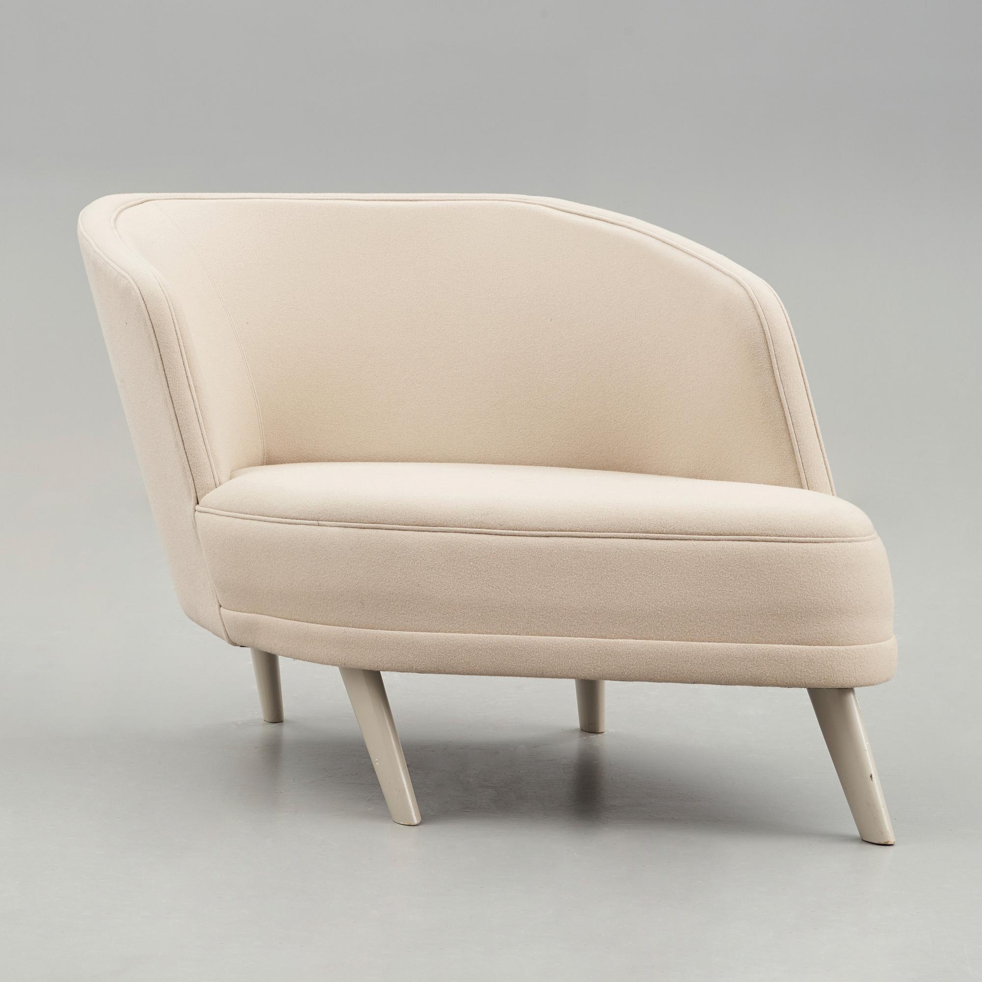 Jonny Johansson, an upholstered easy chair, "Studie No 1", Acne Studios by O.H. Sjögren, Tranås, Sweden.