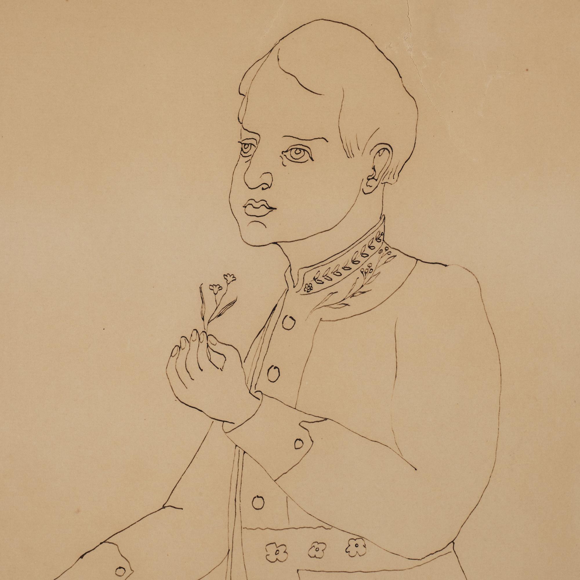 Ernst Josephson, Elegant herre i justaucorps.