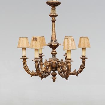 TAKLAMPA, 1900-talets mitt. Höjd 78 cm.