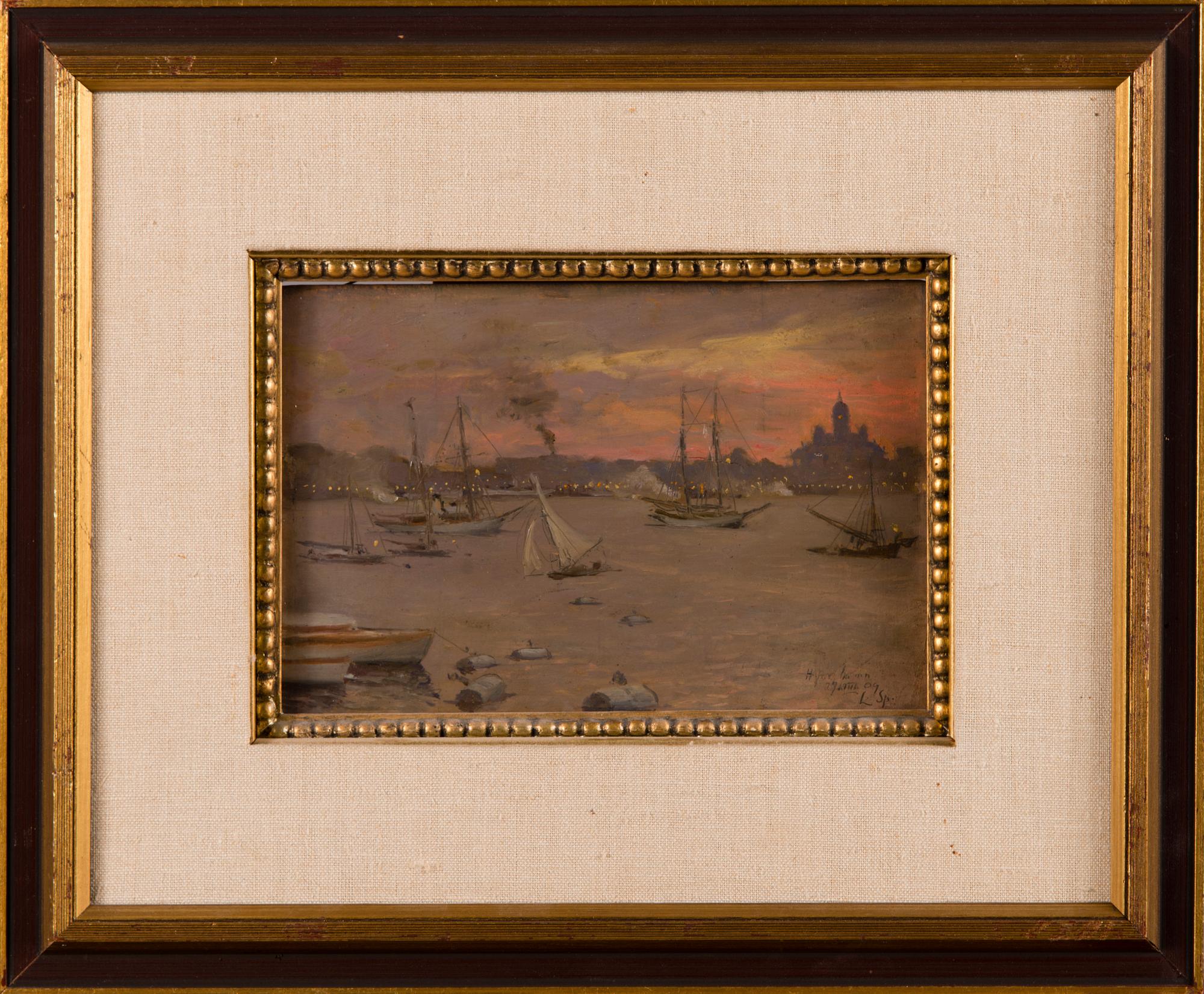 Louis Sparre, HELSINKI HARBOUR.