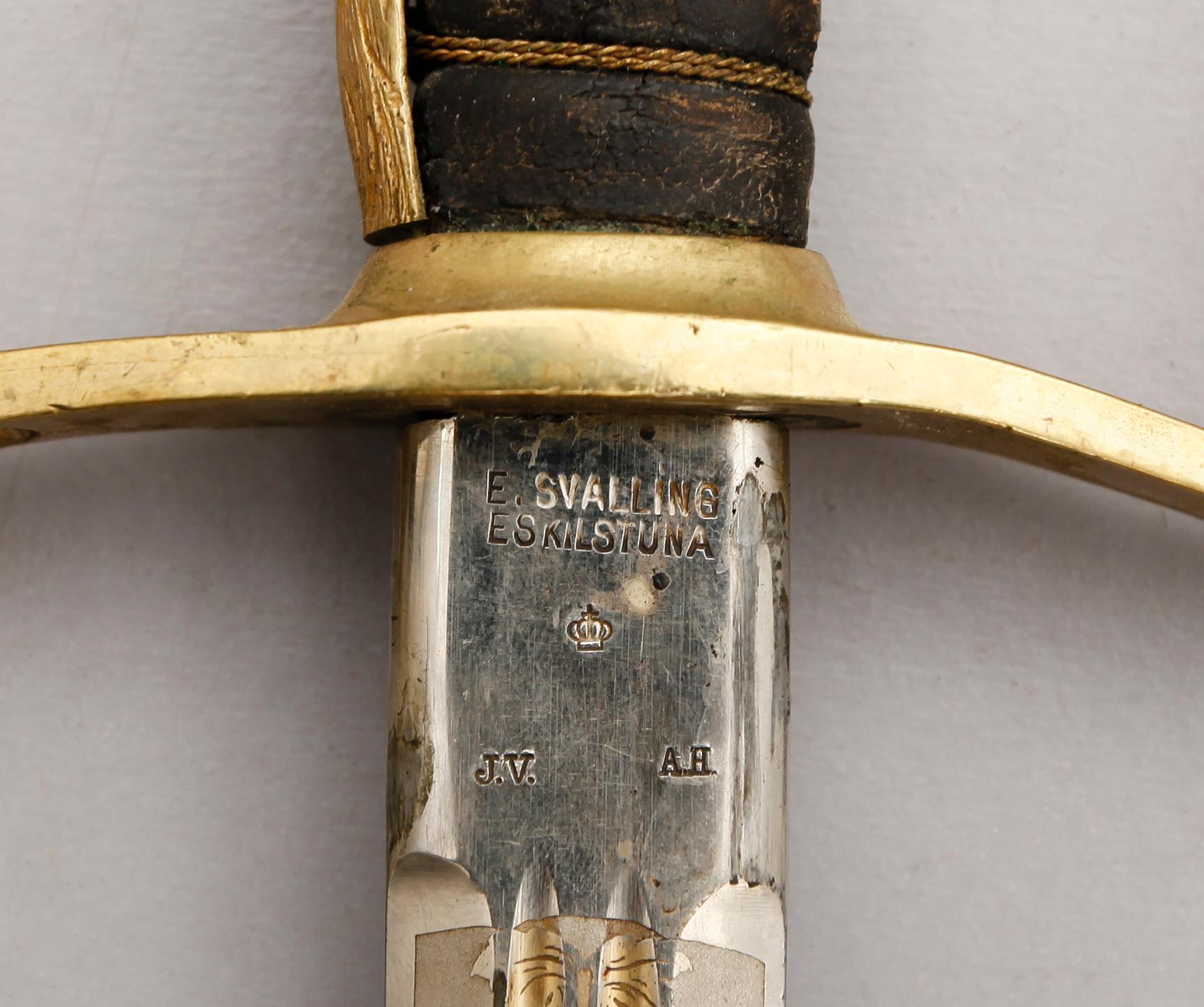 SABEL, modell 1899, för officer vid Infanteriet.