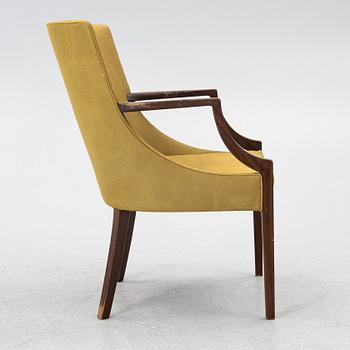 Armchair, C.B. Hansen, Denmark, mid-20th century.
