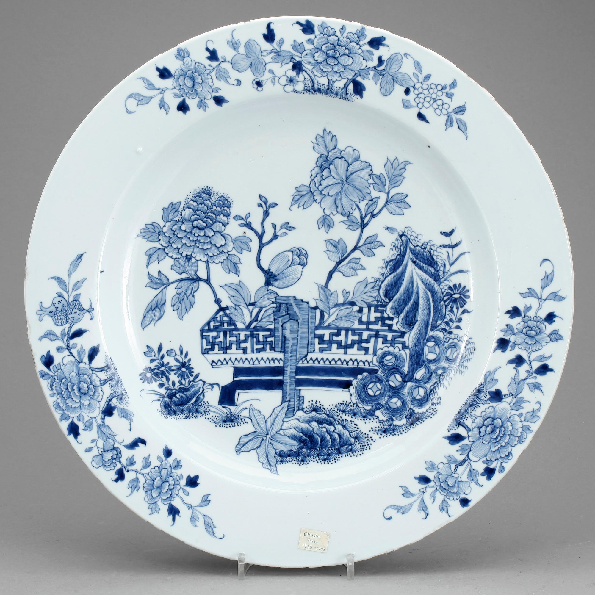 FAT, porslin, Kina, Qianlong, 1700-tal.