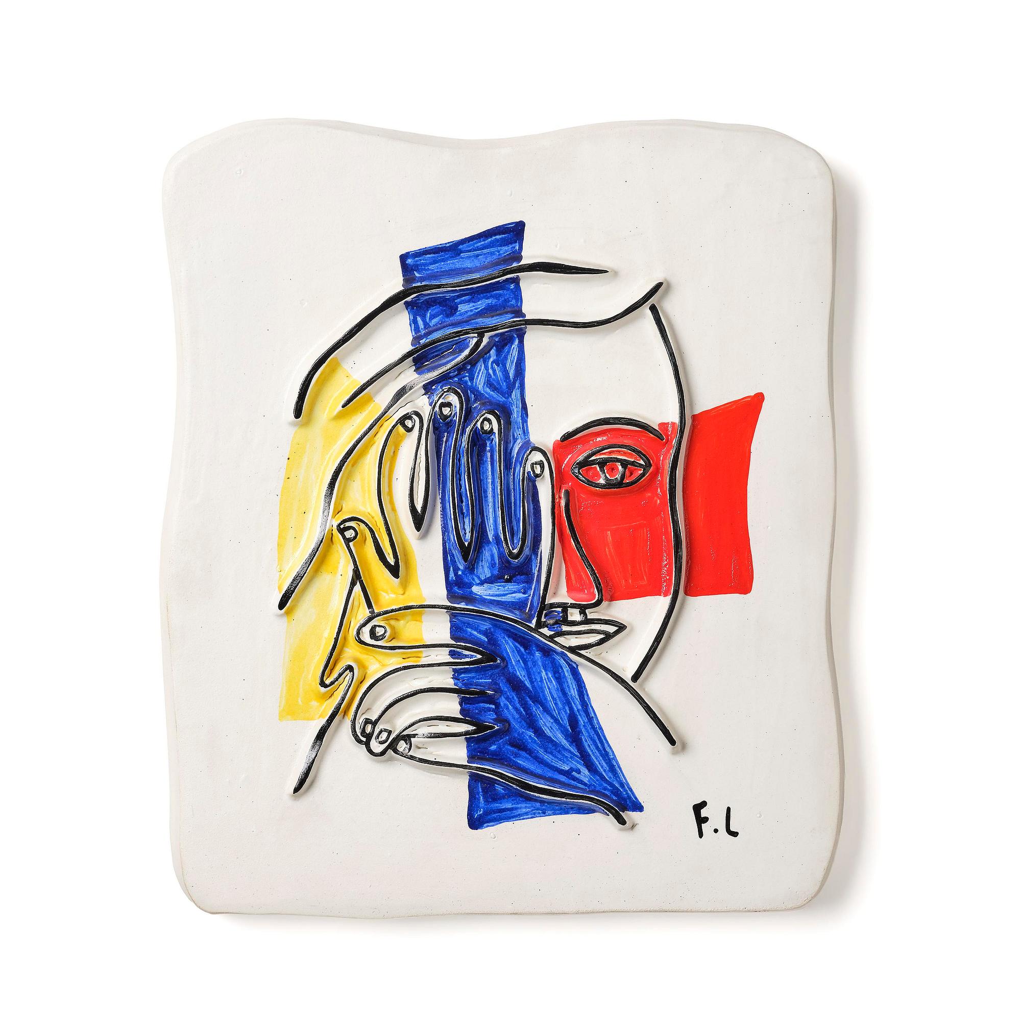 Fernand Léger, "Visage aux deux mains".