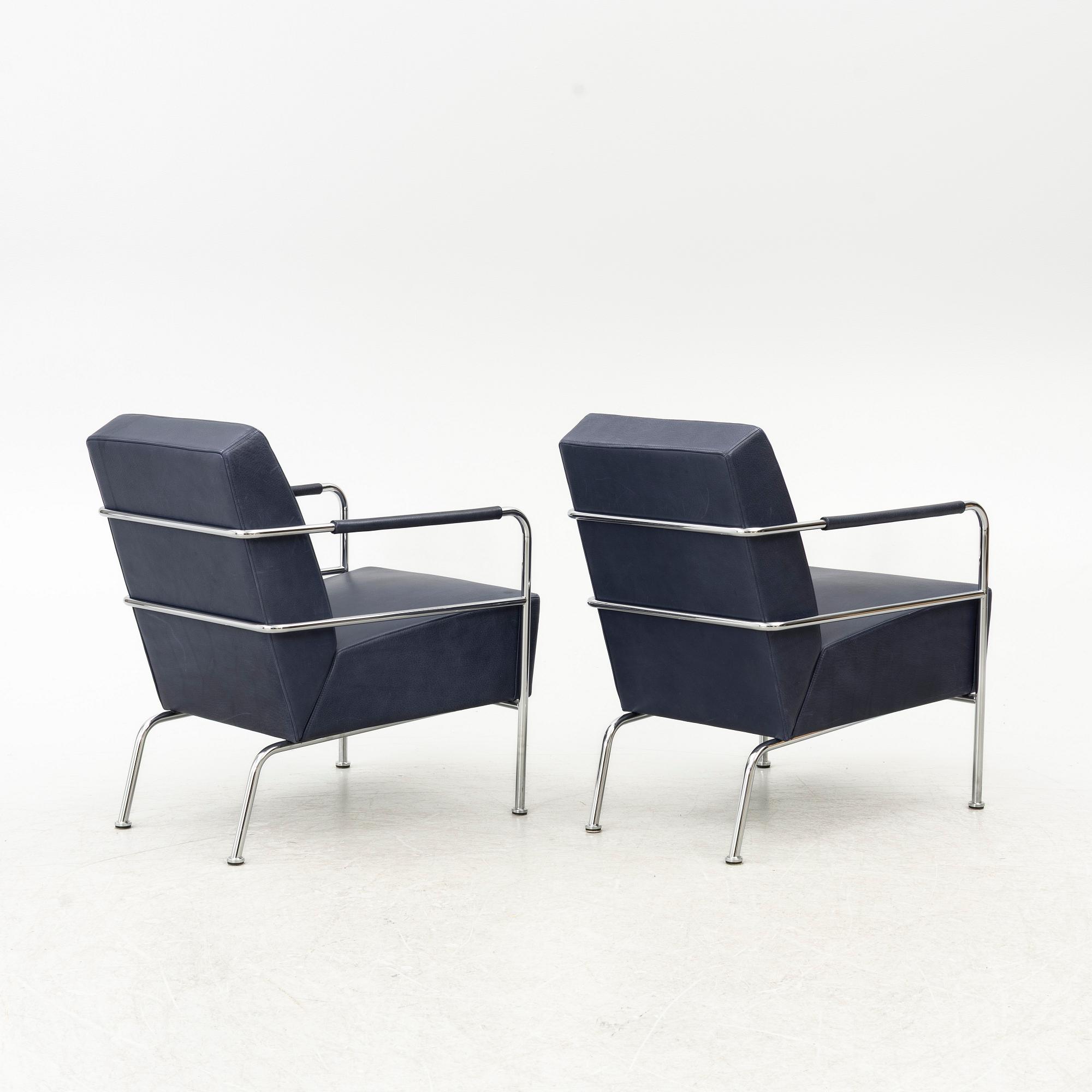 Gunilla Allard, a pair of 'Cinema' armchairs, Lammhults.