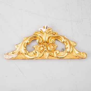 Golvspegel med konsolbord, 1800-talets slut.