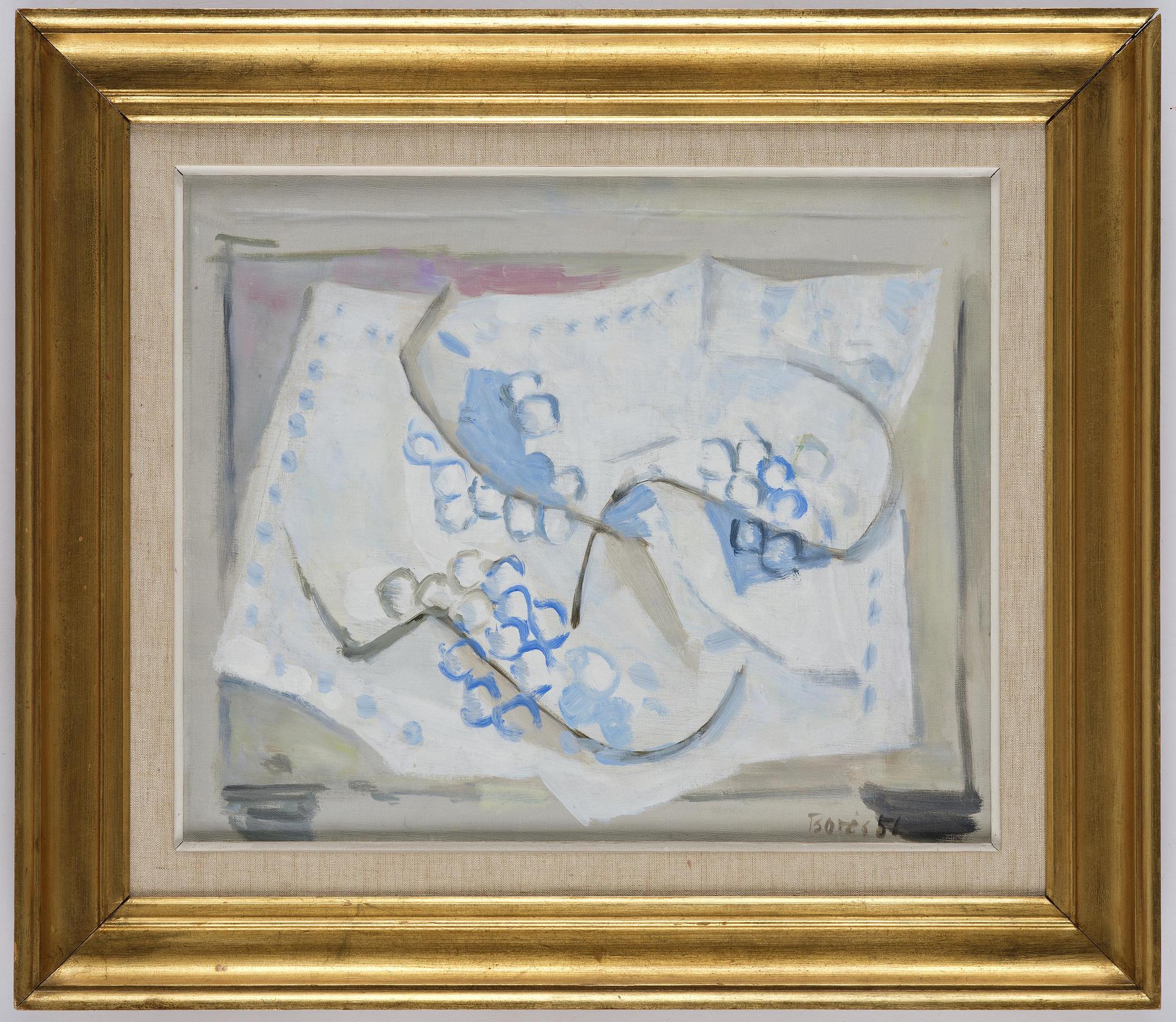 Francisco Borès, “Raisins sur une serviette”.