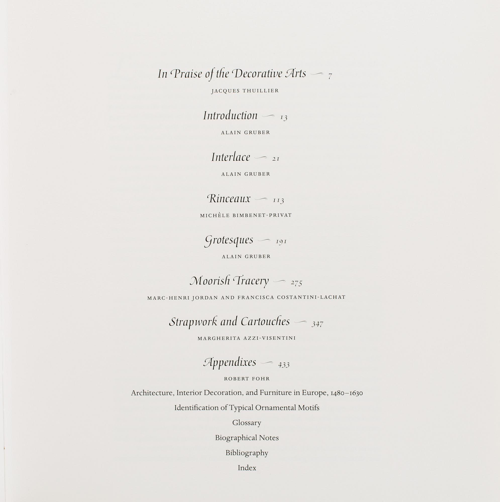 Six books about art.