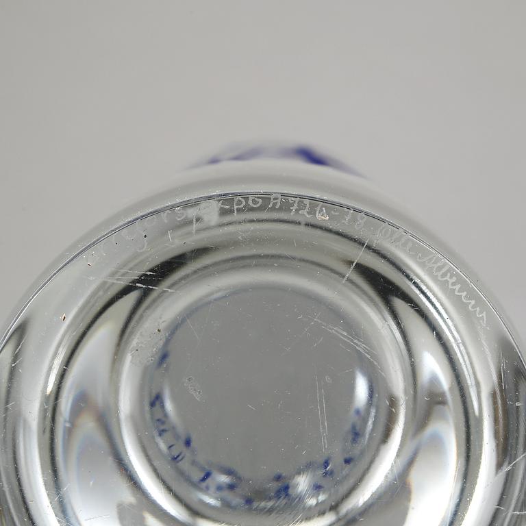 SKULPTUR, glas, Orrefors Expo, Olle Alberius, signerad och dat -78.