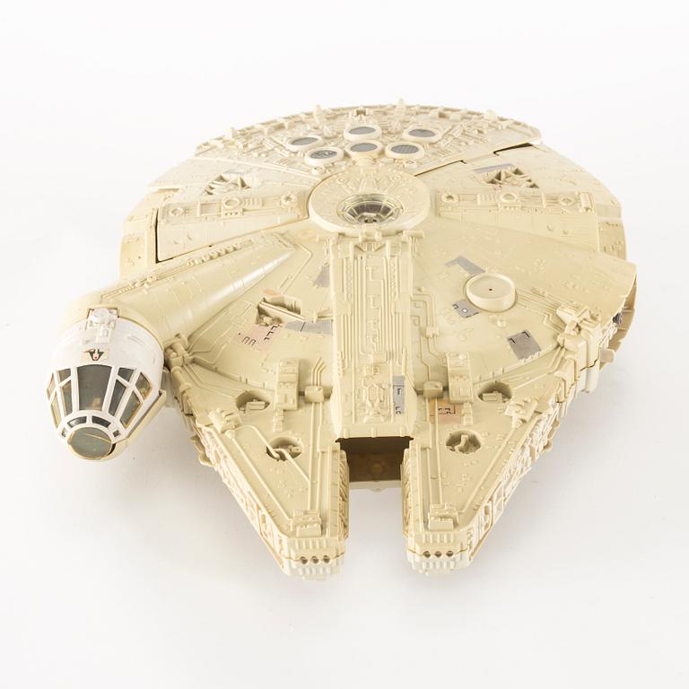 STAR WARS, Millennium Falcon i Palitoy-kartong, Empire Strikes Back, 1980.