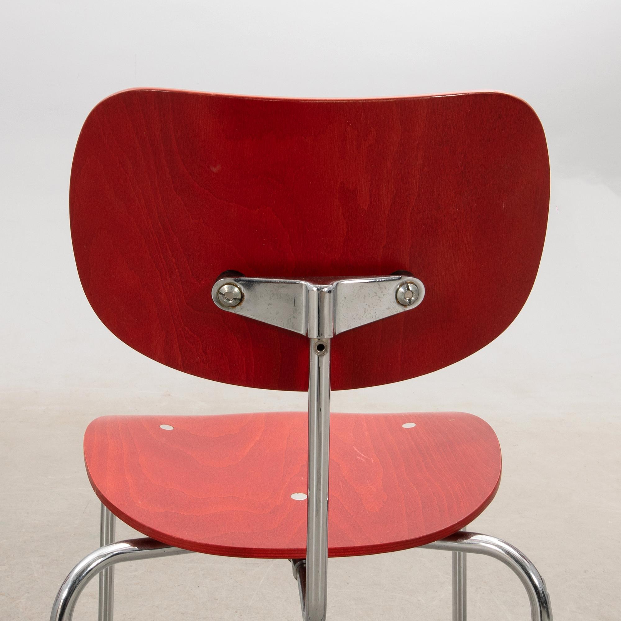 Egon Eiermann, stolar 5 st "SE 68", Wilde & Spieth 2000-tal.