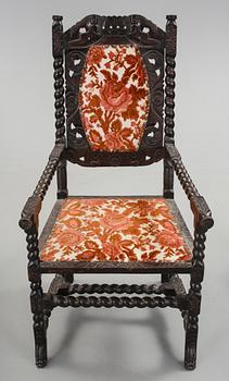 STOLAR, 10 st, barockstil, 1800-tal.
