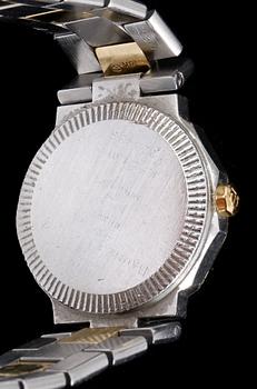 ARMBANDSUR, dam, Baume & Mercier, Riviera, quartz, stål och guld, 1990-tal.