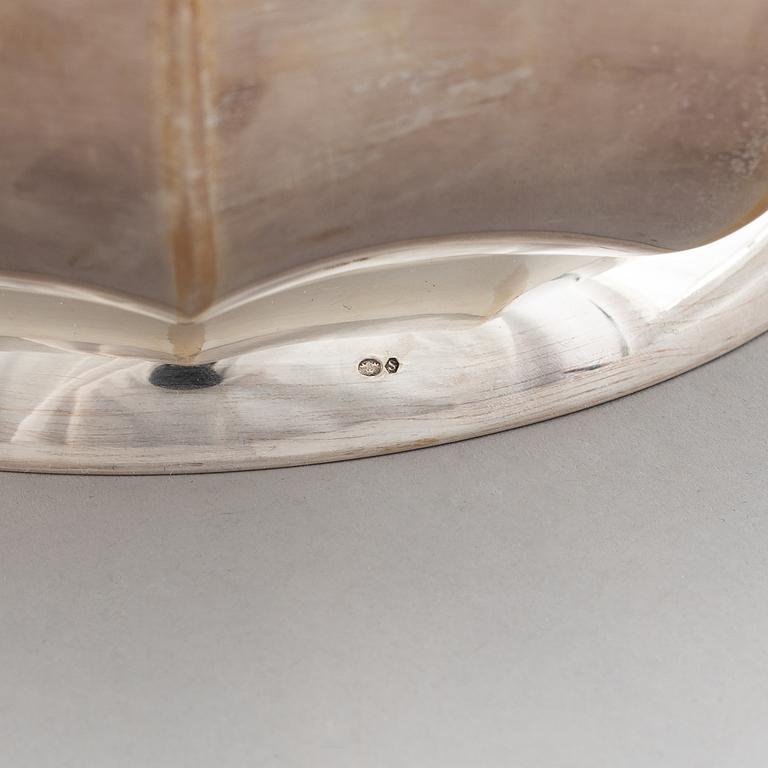 A 20th century silver bowl, swedish import mark.