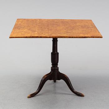 Fällbord, 1800-talets första hälft.