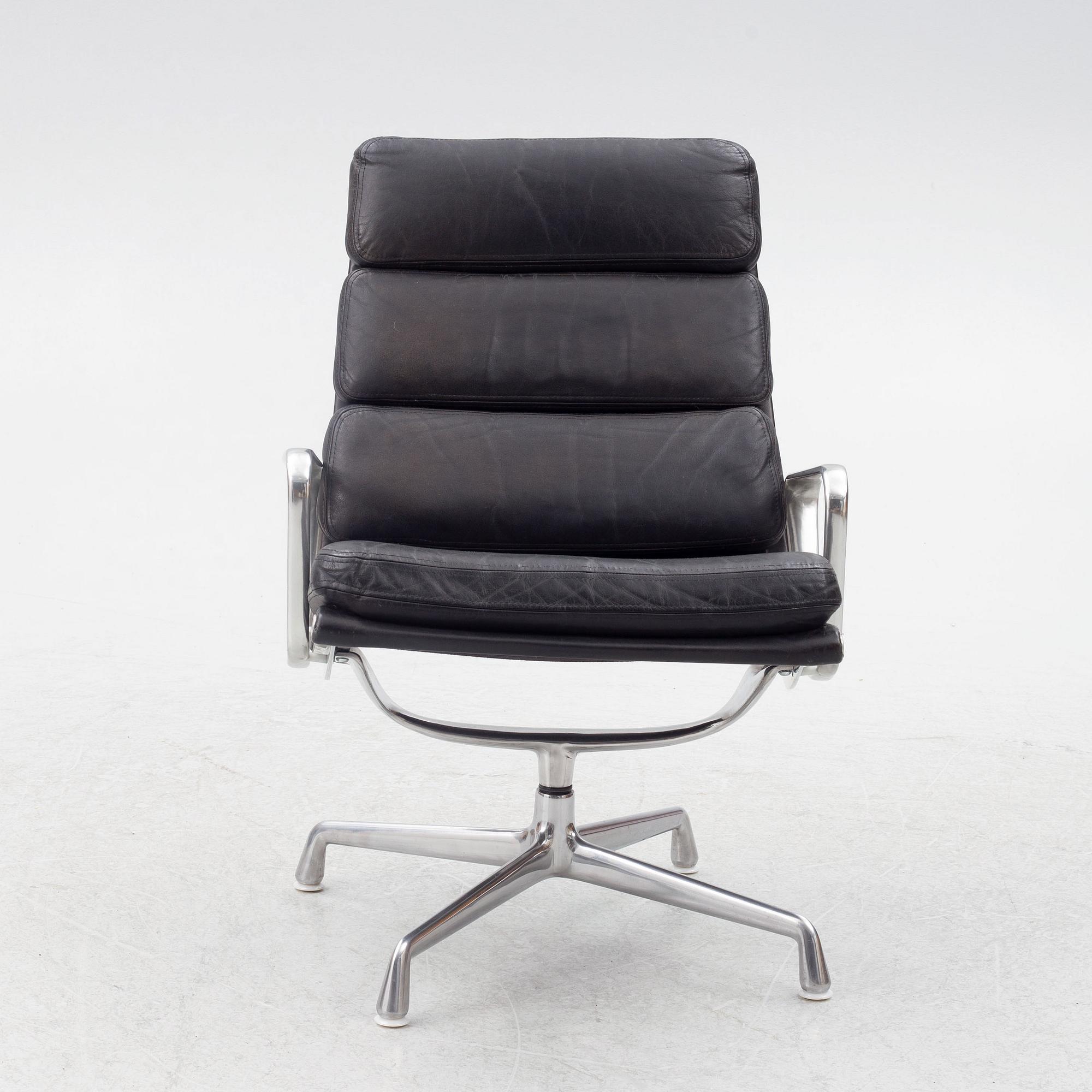 Charles & Ray Eames, chair, model "Soft Pad Chair EA216", Herman Miller.