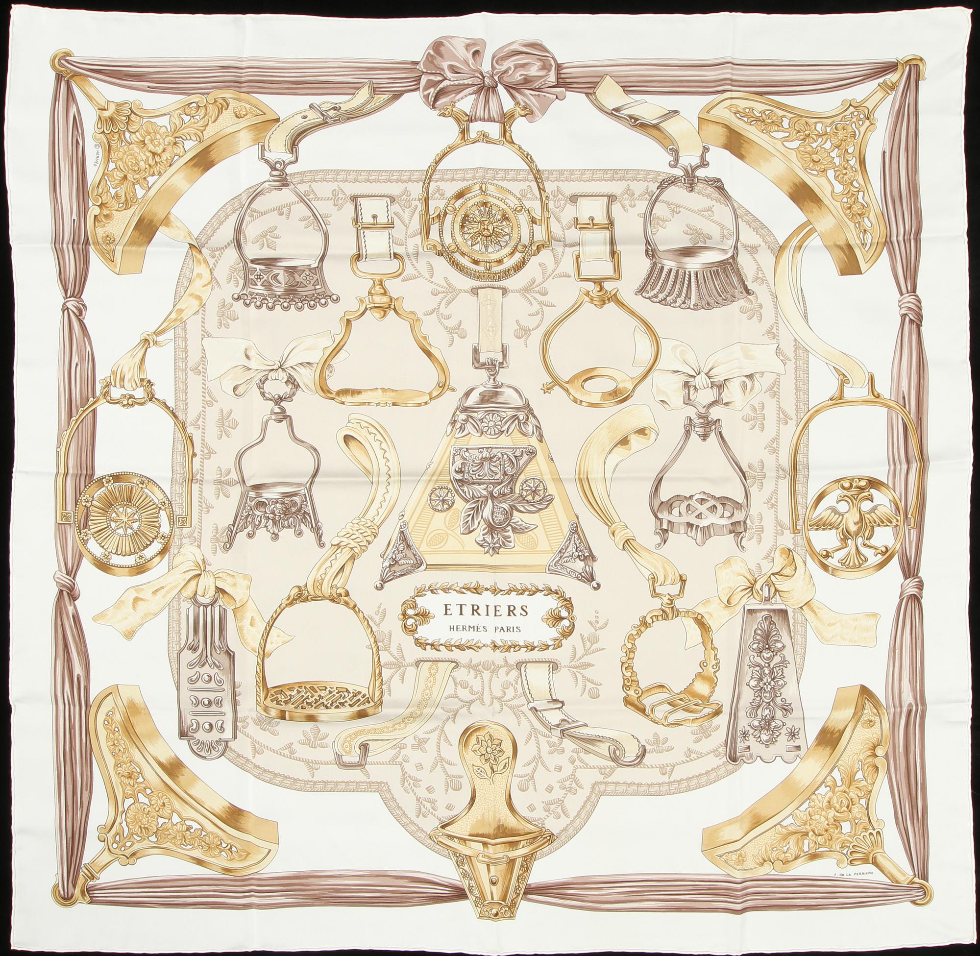 SCARF, "Etriers", Francoise de la Perrier, Hermès, Paris.