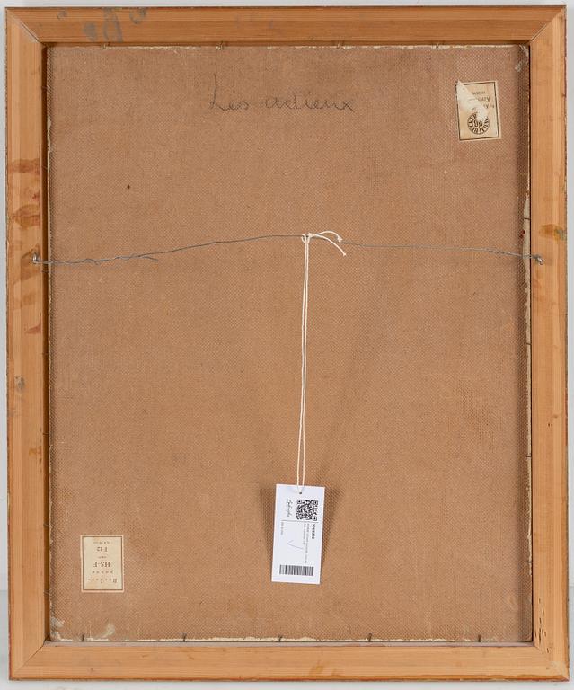 PIERRE CESAR LAGAGE, Olja på pannå, signerad.