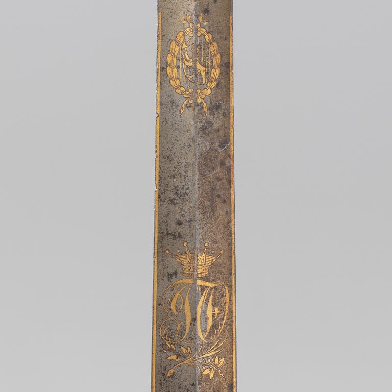 A Swedish infantry officer's sword 1820's.
