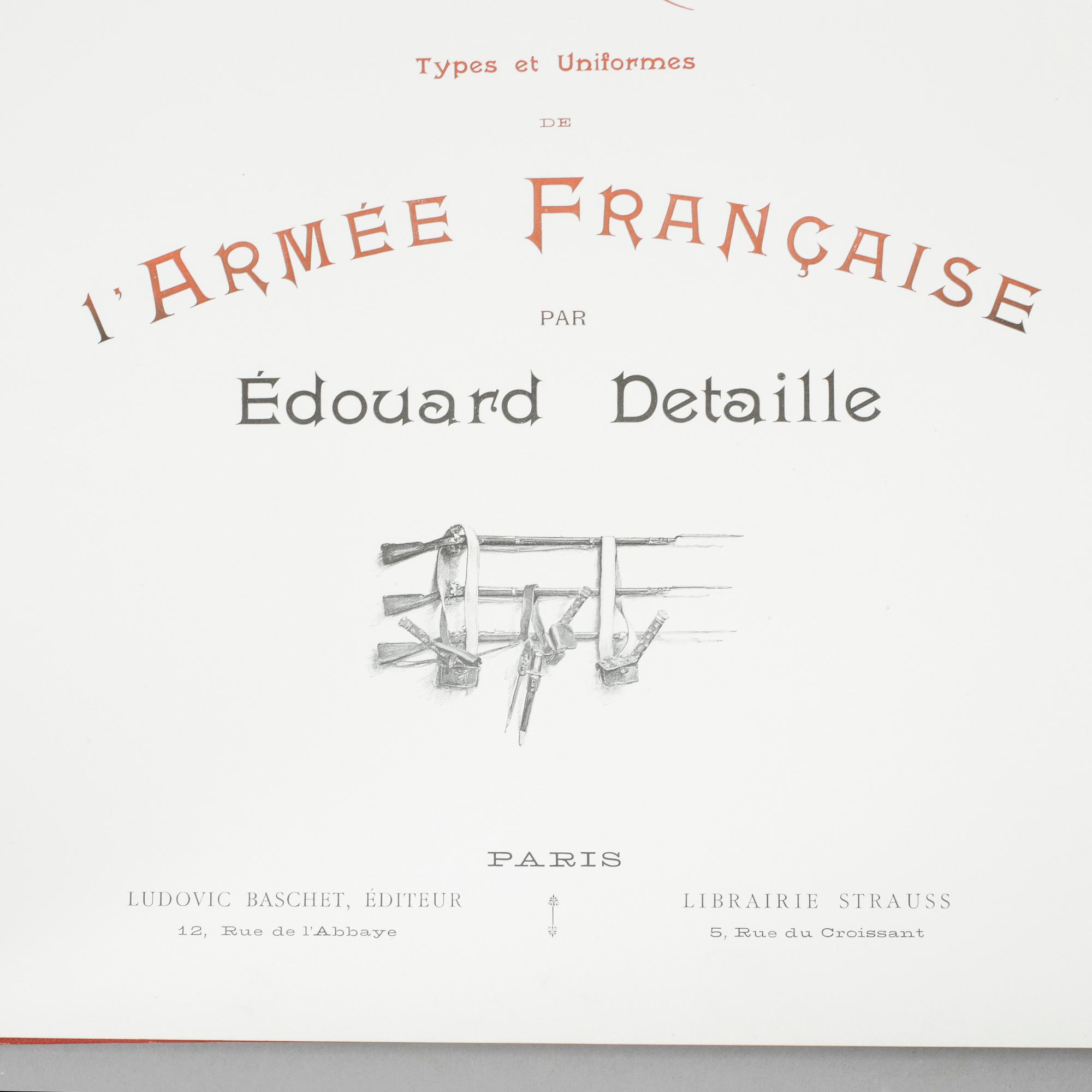 BOK, Édouard Detaille, "Le Panorama, Types et Uniformes de l'Armée Francaise".