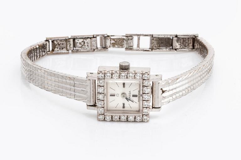 Omega, Montre de Luxe, wristwatch, 14 x 14 mm,