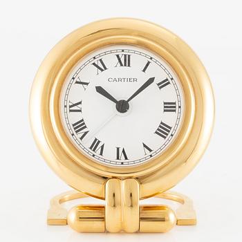 Cartier, Colisée, alarm clock, 78 mm.