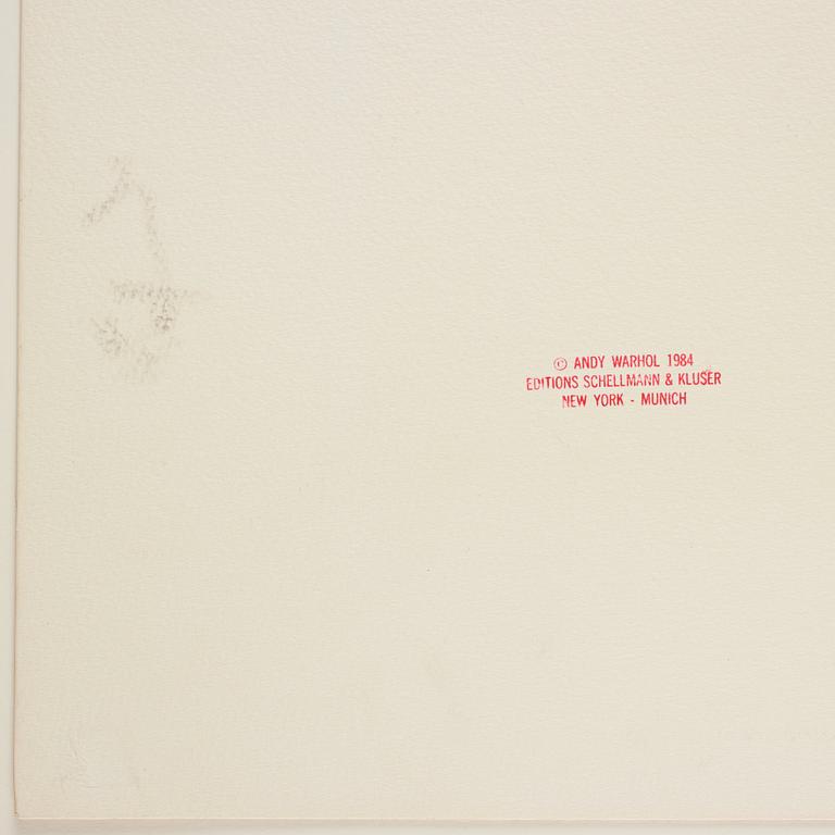 Andy Warhol, "Leonardo da Vinci, The annunciation", ur: "Details of renaissance paintings".