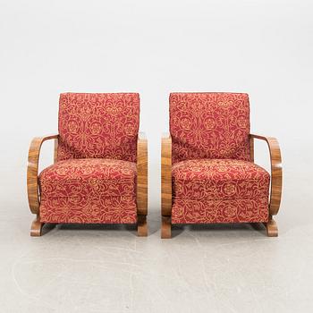 Fåtöljer, ett par, Art Deco, 1900-talets första hälft.