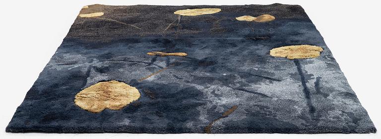 Denise Grünstein, matta "Folium", handtuftad, ca 270 x 230 cm, Ferreira de Sá, Portugal.