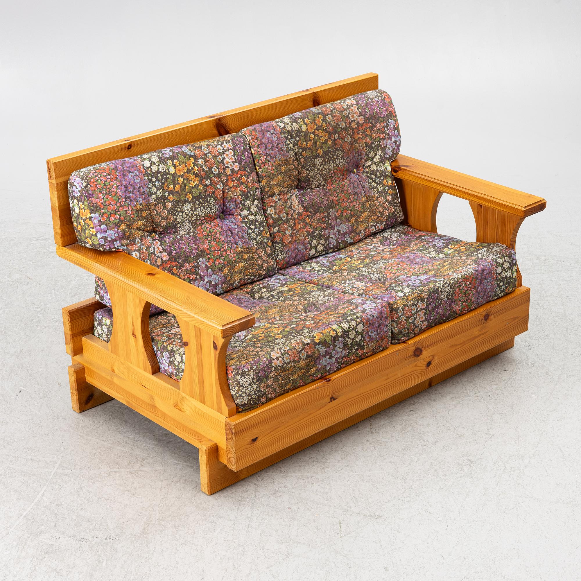 Sofa, pine, Stockholm's Furniture Interior AB (Trä-Inn), 1970s.