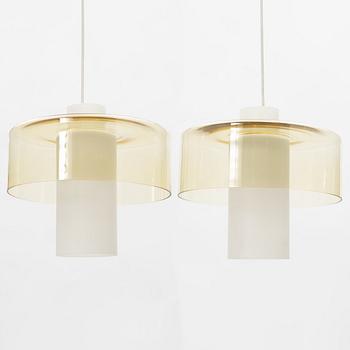 Hans-Agne Jakobsson, a pair of ceiling lamps, "T309/380", Hans Agne Jakobsson AB, Markaryd, 1950-60-tal.