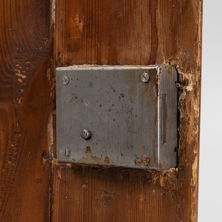 A 18th century corner cabinet.