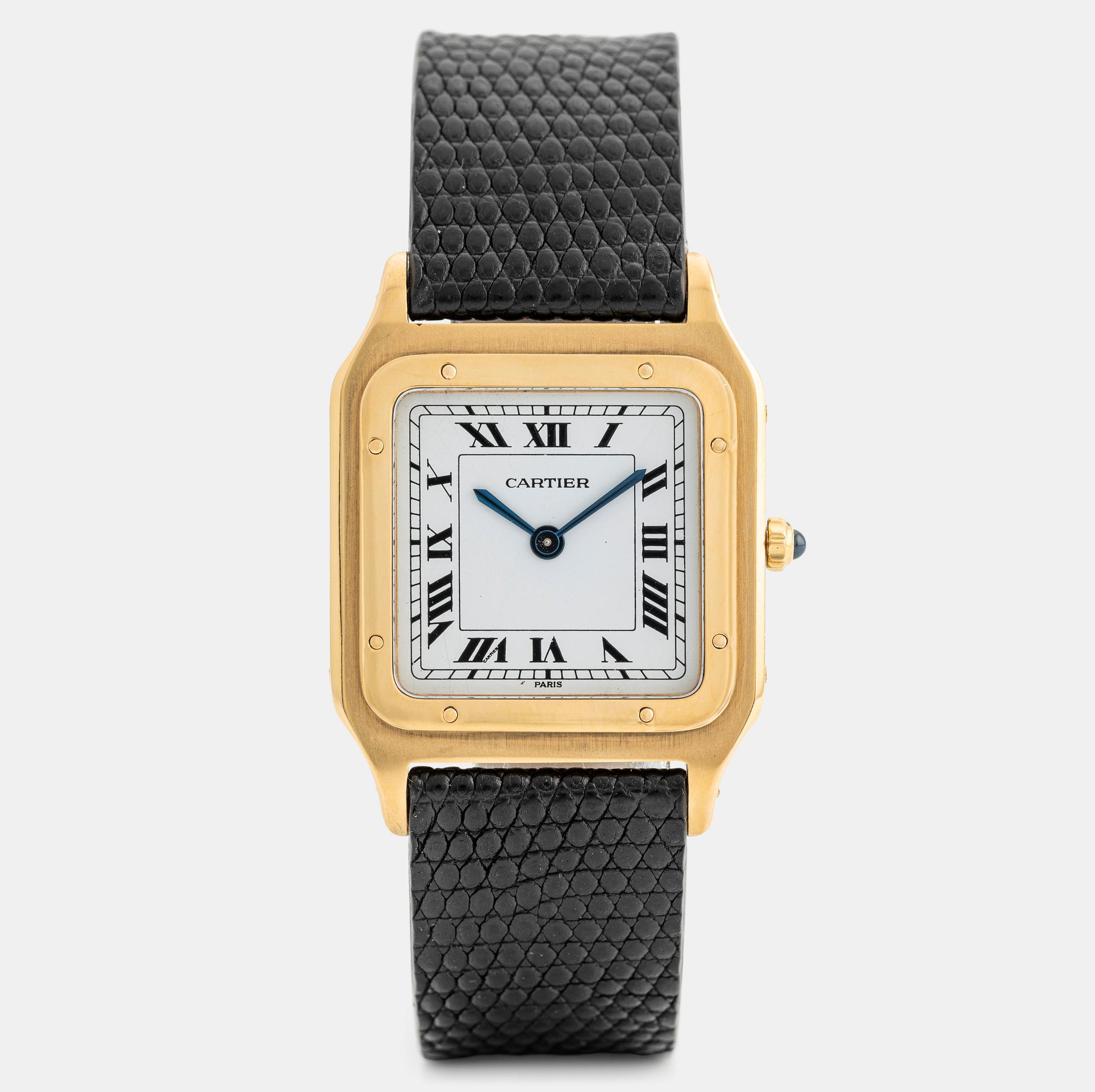 Cartier, Santos-Dumont, "Extra Plate", "Paris", "96054", ca 1997.
